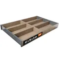 Blum AMBIA-LINE Besteckkasten | Premium Schubladen-Organizer für moderne Küchen & Schränke | schützt, sortiert & ordnet Besteck übersichtlich | mit Antirutschfüßen | 47 × 30 × 5 cm | Nebraska Eiche
