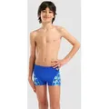 Badeshorts Jungen arena Print - Neon Blue-yellow Multi - 164