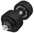 Guss Kurzhantel-Set 50Kg (1 x Kurzhantelstange 51cm, 2x1,25, 2x2,5 und 8x5Kg Hantelscheiben) Hantelset Hanteln Gewichte