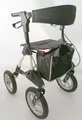 Alu Outdoor Rollator AT51031 inkl. Gehstockhalter