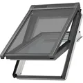 VELUX Hitzeschutzmarkise aussen Uni Schwarz 5060, 65x104 cm (Y33), GGU,Haltekrallen,Manuell,VELUX