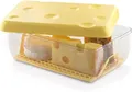 Snips Käsedose 3 L – Käsebehälter für Kühlschrank mit Deckel und Frischegitter, geruchsdichte Vorratsdose zur Käse Aufbewahrung, 26 x 17 x 10,5 cm, spülmaschinengeeignet – Made in Italy