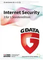 G-Data Internet Security 3 für 1 Sonderedition Jahreslizenz, 3 Lizenzen Windows, Mac, Android, iOS Antivirus, Sicherheits-Software