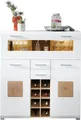 Innostyle Barschrank FUN PLUS (Barschrank, OTTOs Choice) Maße: 120 x 129 x 37 cm (B/H/T), mit LED-Beleuchtung
