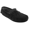 Mokkers Herren Bruce Mokassins/Hausschuhe/Slipper (44 EU) (Schwarz)