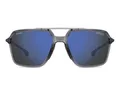 Carrera Herren Carduc 042/S Sonnenbrille, Grau Schwarz, 55/17/145
