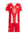 adidas Performance FC Bayern München Mini Trikot Set Home 2025/2026 Kids rot, 116 Kinder