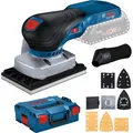 Bosch Schwingschleifer GSS 18V-13, Akku, 18V, 130 x 80mm, mit drei Schleifplatten und Koffer