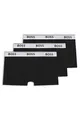 BOSS Herren Trunk 3P Power Eng anliegende Boxershorts aus Stretch-Baumwolle mit kurzem Bein und fortlaufenden Logos Gemustert994 XXL