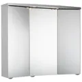 JOKEY Spiegelschrank, 3-türig, LED, BxH: 75 x 65 cm - silberfarben
