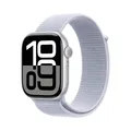 Apple Watch Series 10 Aluminiumgehäuse (GPS + Cellular) 46mm Silber (Sport Loop blaue Wolke) MWY23QF/A