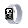 Apple Watch S10 Aluminium Cellular 46mm Silber (Sport Loop blaue Wolke) MWY23QF/A