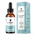 Bio Hyaluron Serum hochdosiert 1,1% Hyaluronsäure & Bio Aloe Vera für Gesicht, Körper, alle Hauttypen
