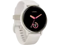 GARMIN VIVOACTIVE® 5 MUSIC Smartwatch faserverstärktes Polymer Silikon, 20mm, Elfenbein/Cremegold