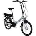 Tretwerk Chioni E Bike Faltrad 20 Zoll Elektrofahrrad Damen Herren 145 - 175 cm Pedelec Klapprad 7 Gang 374 Wh Tiefeinsteiger