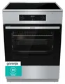 Gorenje GEIT6C60XPG Freistehender Herd Elektro groß AquaClean mit Induktions