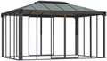 Pavillon "Geschlossen, Ledro", 430 x 295,5 cm anthrazit