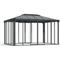 Palram - Canopia Aluminium Wintergarten Ledro 4300  Anthrazit  430x296x275 Cm