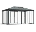 Palram - Canopia Wintergarten Ledro 4300, BxT: 296x430 cm, (1-St), Schneelast 100 KG/m², Inklusive Regenrinne, LxBxH 430x296x275cm