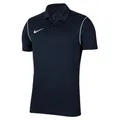 Nike Herren Dri-fit Park Poloshirt, Obsidian/White/White, S EU