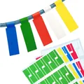 Kabelbeschriftung Selbstklebend  Reißfest 750 Stück 5 Farben