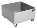 Edelstahl Auffangwannen 800x800x465mm 210 Liter VAW-1 Bauer-Südlohn