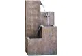 Heissner Gartenbrunnen Heissner Terrassenbrunnen Stufenbrunnen LED, (Komplett-Set, 1 tlg)