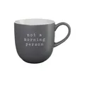 ASA SELECTION Tasse   , grau , Porzellan , Maße (cm): H: 9,5  Ø: 9.5