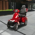 STW GmbH E-Motorroller SENIOREN-MOBIL ELEKTRO-ROLLER 25KMH 60V 20Ah LITHIUM TOP CASE COC, 25 km/h, Schwarz