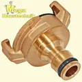Übergangsstück Adapter Schnellkupplung  Stecker Steckkupplung Geka GK Gardena