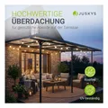 Juskys Terrassendach Borneo 5,5 x 3 m Aluminium mit Doppelstegplatten Terrassenüberdachung Dunkelgrau