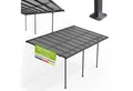Juskys Terrassendach Borneo, BxT: 556x300 cm, 5,5x3 m, Regen- und Sonnenschutz, lichtdurchlässig, UV-Schutzfolie