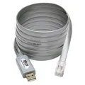 Tripp Lite 1.83M USB-A zu RJ45 Cisco Serial Rollover Cable - Silber