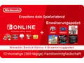 Nintendo NSO plus Expansion Pack 365 days Family