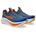 Asics GEL-NIMBUS 28 Laufschuh mit Knit-Obermaterial, mit FF BLAST PLUS Dämpfung blau 45 EU