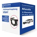 Auto Hak Anhängerkupplung starr für MAZDA 3 Fliessheck Typ BM AHK