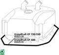 JBL CP 500 Dichtung Pumpenkopf