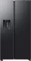 Samsung Series 8 RS80F Side-by-Side mit autom. Türöffnung und Wassertank, , Freistehend, Amerikanische Tür, Graphit, 2 Tür(en), 36/64, LED