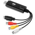 VHS zu PC Digital Konvertierungskit Videoaufnahme PAL NTSC SECAM - August VGB100