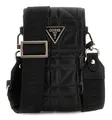 GUESS Latona Flap Chit Chat Phone Bag Umhängetasche Tasche Black schwarz Neu