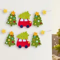 Bastelset - Erstes Fädeln Filzgirlande Weihnachtsfahrt