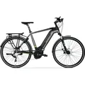 28 Zoll E-Bike TechniBike Trekking Elektro Fahrrad Herren Pedelec Conti 600Wh Deore XT 10G. Schwarz Grün Gr.M - Grün/Schwarz