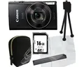 Canon Canon Ixus 285 HS schwarz Set Angebot Vollformat-Digitalkamera