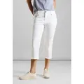 STREET ONE 3/4-Hose mit Safari Look weiß 40