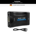 Scart auf HDMI Adapter 720p/1080p für HDTV, Xbox, PS3, DVD