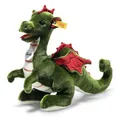 Steiff 067198 Rocky Drache - 32 cm - Kuscheltier - Gruen stehend, Treetop
