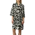 s.Oliver Blusenkleid mit All-Over Print schwarz 42