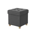 Hocker   ¦ grau ¦ Maße (cm): B: 38 H: 40