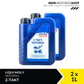 Liqui Moly 2-Takt-Motoröl API TC JASO FC Motorradöl 2x1 Liter = 2 Liter