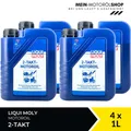 Liqui Moly 2-Takt-Motoröl API TC JASO FC Motorradöl 4x1 Liter = 4 Liter